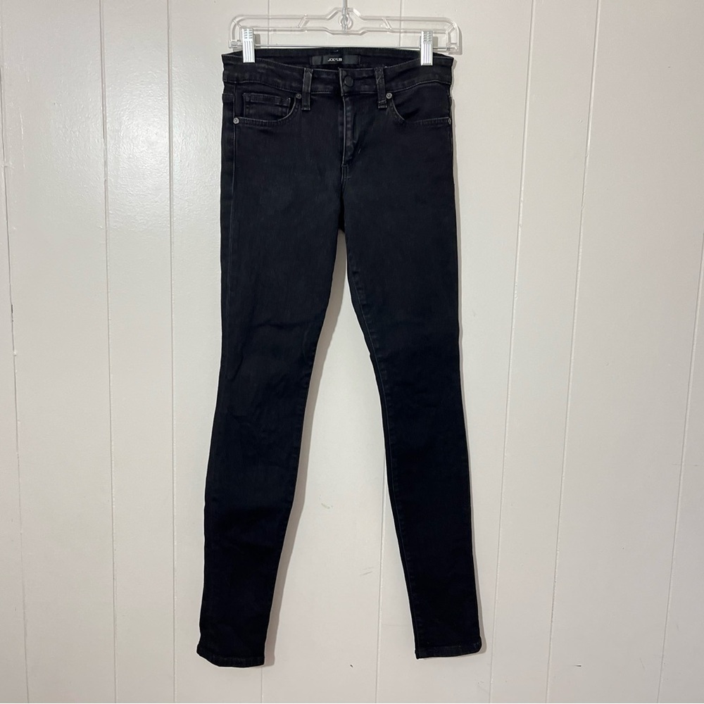 Joe’s Jeans The Skinny Mid Rise Black Jeans Women’s Size 26 Stretch Denim